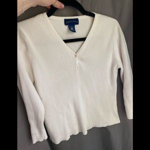 Charter Club Ribbed Henley